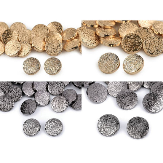 Metal button 28', 36' - Nickel (200 Pieces) Metal button 28', 36' - Nickel (200 Pieces)