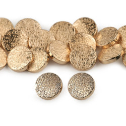 Metal button 28', 36' - Gold lt. (5 Pieces)
