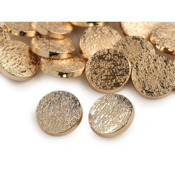Metal button 28', 36' - Gold lt. (40 Pieces)