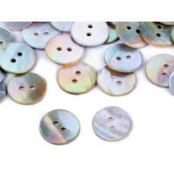 Mother of pearl button size 24' - Pearl (10 Pieces)