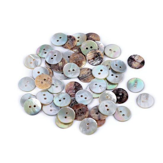 Mother of pearl button size 24' - Pearl (10 Pieces) Mother of pearl button size 24' - Pearl (10 Pieces)