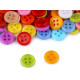 Botón en miniatura, mezcla de colores, 14' - Mezcla (10 Sobres) Botón en miniatura, mezcla de colores, 14' - Mezcla (10 Sobres)