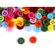 Botón en miniatura, mezcla de colores, 14' - Mezcla (10 Sobres) Botón en miniatura, mezcla de colores, 14' - Mezcla (10 Sobres)