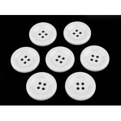 Guzik duży ø50 mm - White (7 Sztuki)