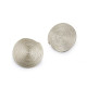 Ampio bottone di design, superficie decorata, dimensioni: 40'; 48'; 52' - Nichel scuro (100 Pezzi)