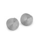 Ampio bottone di design, superficie decorata, dimensioni: 40'; 48'; 52' - Nichel scuro (100 Pezzi)