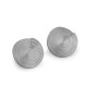 Ampio bottone di design, superficie decorata, dimensioni: 40'; 48'; 52' - Nichel scuro (100 Pezzi)