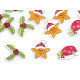 Bottone decorativo in legno - agrifoglio di natale, stella, cappello - Beige chiaro (10 Pezzi) Bottone decorativo in legno - agrifoglio di natale, stella, cappello - Beige chiaro (10 Pezzi)