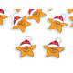 Bottone decorativo in legno - agrifoglio di natale, stella, cappello - Beige chiaro (10 Pezzi) Bottone decorativo in legno - agrifoglio di natale, stella, cappello - Beige chiaro (10 Pezzi)