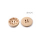 Wooden decorative button flower - Natural light (50 Pieces)