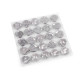 Metal shank button with unique / uneven shape size 42' - Nickel dark (25 Pieces) Metal shank button with unique / uneven shape size 42' - Nickel dark (25 Pieces)