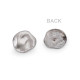 Metal shank button with unique / uneven shape size 42' - Nickel dark (25 Pieces) Metal shank button with unique / uneven shape size 42' - Nickel dark (25 Pieces)
