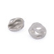 Metal shank button with unique / uneven shape size 42' - Nickel dark (25 Pieces) Metal shank button with unique / uneven shape size 42' - Nickel dark (25 Pieces)