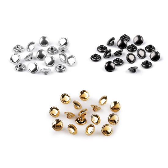 Metal button size 20' - Nickel (200 Pieces) Metal button size 20' - Nickel (200 Pieces)