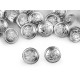 Botón con escudo, tamaño 24'; 32' - Plata (10 Piezas) Botón con escudo, tamaño 24'; 32' - Plata (10 Piezas)