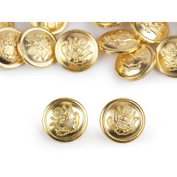 Botón con escudo, tamaño 24'; 32' - Medalla de oro (10 Piezas)