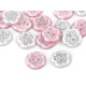 Button - flower with glitter size 20' - Blue light (100 Pieces) Button - flower with glitter size 20' - Blue light (100 Pieces)