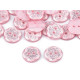 Button - flower with glitter size 20' - Blue light (100 Pieces) Button - flower with glitter size 20' - Blue light (100 Pieces)