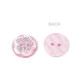 Button - flower with glitter size 20' - Blue light (100 Pieces) Button - flower with glitter size 20' - Blue light (100 Pieces)