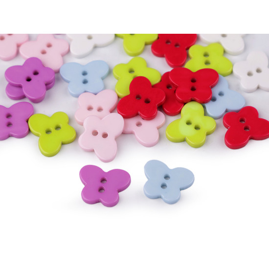 Button butterfly size 26" - Violet lilac (200 Pieces) Button butterfly size 26" - Violet lilac (200 Pieces)