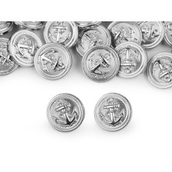 Button anchor size 24', 34' - Silver (200 Pieces)