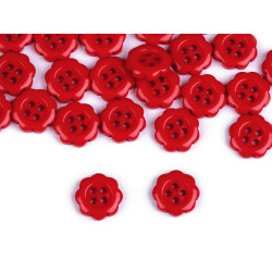 Button flower size 20' - Red (100 Pieces)