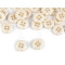 Button flower size 20' - Creamy (100 Pieces)