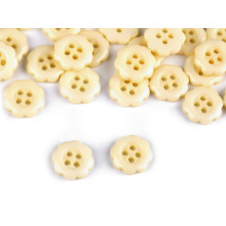 Button flower size 20' - Creamy light (100 Pieces)