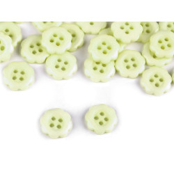 Button flower size 20' - Lightgreen (100 Pieces)