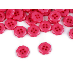 Button flower size 20' - Raspberry (100 Pieces)