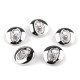 Metal button size 28'; 36' - Nickel (100 Pieces) Metal button size 28'; 36' - Nickel (100 Pieces)