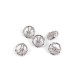 Metal button size 24'; 32'; 38' - Nickel (5 Pieces) Metal button size 24'; 32'; 38' - Nickel (5 Pieces)