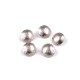 Metal button finely hammered size 24'; 30'; 38' - Nickel (5 Pieces) Metal button finely hammered size 24'; 30'; 38' - Nickel (5 Pieces)