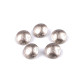 Metal button finely hammered size 24'; 30'; 38' - Nickel (5 Pieces) Metal button finely hammered size 24'; 30'; 38' - Nickel (5 Pieces)