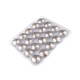 Metal button finely hammered size 24'; 30'; 38' - Nickel (5 Pieces) Metal button finely hammered size 24'; 30'; 38' - Nickel (5 Pieces)