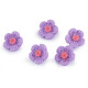 Button 3d imitation crochet flower size 28' - Light violet (5 Pieces) Button 3d imitation crochet flower size 28' - Light violet (5 Pieces)
