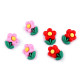 Button 3d flower size 24' - Red (5 Pieces) Button 3d flower size 24' - Red (5 Pieces)