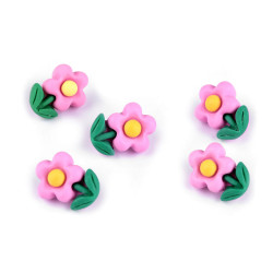 Button 3d flower size 24' - Light pink (100 Pieces)