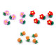 Button 3d flower size 24' - Red (5 Pieces) Button 3d flower size 24' - Red (5 Pieces)