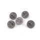 Metal button size 28'; 32'; 36' - Nickel antik (5 Pieces) Metal button size 28'; 32'; 36' - Nickel antik (5 Pieces)