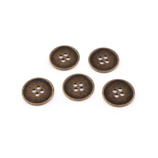 Metal button size 34', 40' - Nickel (5 Pieces) Metal button size 34', 40' - Nickel (5 Pieces)