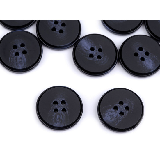 Botón con pátina fina, tamaño 24', 28', 32', 36', 40' - Azul oscuro (100 Piezas) Botón con pátina fina, tamaño 24', 28', 32', 36', 40' - Azul oscuro (100 Piezas)