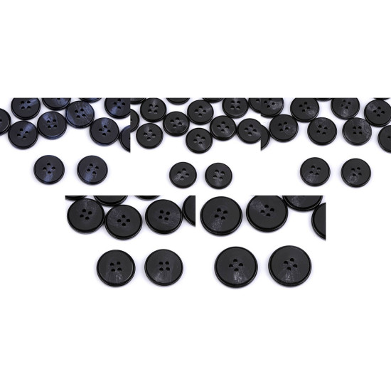 Botón con pátina fina, tamaño 24', 28', 32', 36', 40' - Azul oscuro (100 Piezas) Botón con pátina fina, tamaño 24', 28', 32', 36', 40' - Azul oscuro (100 Piezas)