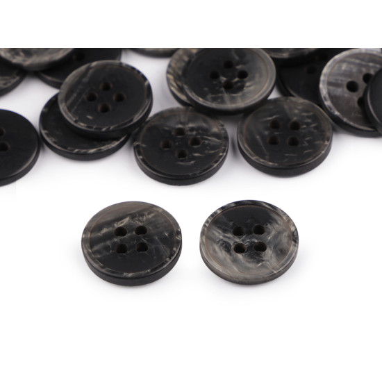 Button size 24', 28', 36', 40' - Black (20 Pieces)
