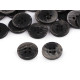 Button size 24', 28', 36', 40' - Black (20 Pieces)
