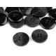 Bouton avec coutures, taille 24', 28', 36', 40' - Noir (100 Pièces) Bouton avec coutures, taille 24', 28', 36', 40' - Noir (100 Pièces)