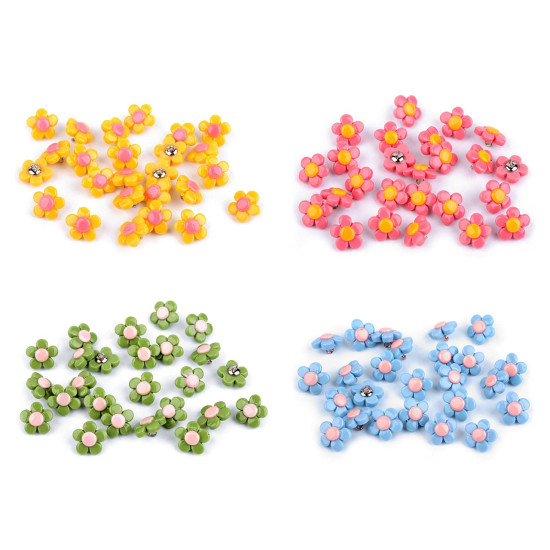 Button flower size 22' - Blue light (100 Pieces) Button flower size 22' - Blue light (100 Pieces)