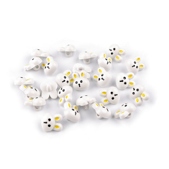 Guzik dziecięcy zając, panda, niedźwiedź - Niebieskiwrzos (25 Sztuki) Guzik dziecięcy zając, panda, niedźwiedź - Niebieskiwrzos (25 Sztuki)