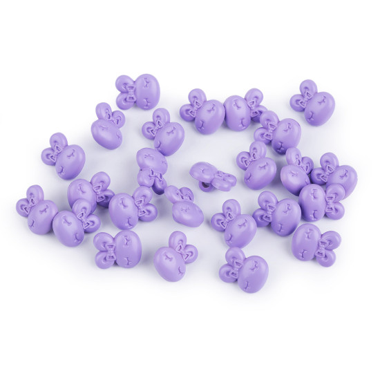 Button children's size 28' rabbit - Blue azure (125 Pieces) Button children's size 28' rabbit - Blue azure (125 Pieces)