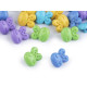 Button children's size 28' rabbit - Blue azure (125 Pieces) Button children's size 28' rabbit - Blue azure (125 Pieces)